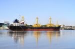 Cargo Ship Stock Photo