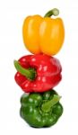 Pepper Isolated On The White Background Stock Photo