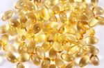 Omega 3 Fish Oil Capsules Stock Photo