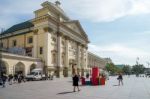 A View Of The Old Market Square In Warsaw Stock Photo