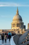 St Paul's Cathedral In London Stock Photo