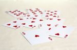 Card Gambling Stock Photo