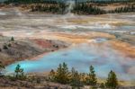 Norris Geyser Basin Stock Photo