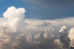 Clouds In Sky Before Rain Stock Photo