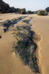 Coastline Area Of Sagres, Portugal Stock Photo