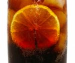 Cold Drink Of Cola With Lemon Stock Photo