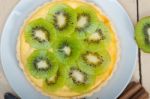 Kiwi  Pie Tart And Spices Stock Photo