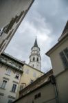 Tower At The Hofburg Complex In Vienna Stock Photo