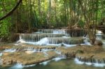 Erawan Waterfall Stock Photo