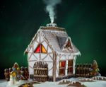 Gingerbread House Stock Photo