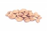 Almond Nuts Isolated On White Background Stock Photo