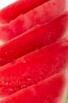 Watermelon On White Stock Photo