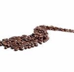 Cofee Beans Road Stock Photo