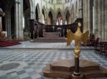 Interior View Of The Altar And Lecturn In The Cathedral Of St An Stock Photo