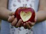 Heart Apple Stock Photo