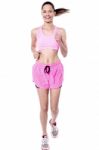 Running Fitness Sport Model Jogging Stock Photo