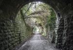 Caudiel Tunnel Stock Photo