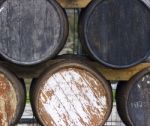 Old Wooden Cask For Aging Wines Stock Photo