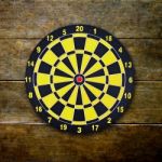 Dart Board Stock Photo