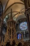 Interior View Of Canterbury Cathedral Stock Photo