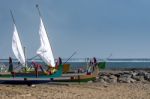 Boat In Bali Stock Photo