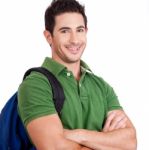 Smiling Young Man Stock Photo