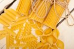 Bunch Of Italian Pasta Type Stock Photo