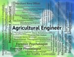 Agricultural Engineer Shows Career Farming And Hiring Stock Photo