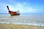 Long Tail Boat Stock Photo