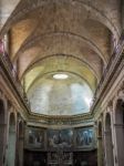 Interior View Of The Church Of Notre Dame In Bordeaux Stock Photo