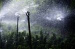 Water Sprinkler Stock Photo