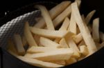 Freeze Fries French Close Up Stock Photo