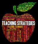 Teaching Strategies Meaning Business Strategy And Tutor Stock Photo