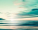 An Abstract Seascape With Blurred Panning Motion Background Stock Photo