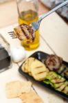 Grilled Assorted Vegetables Stock Photo