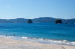 A Summer Evening At Hahei Beach In New Zealand Stock Photo