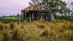 Abandoned Outback Farming Shed In Queensland Stock Photo