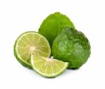 Bergamot Isolated On The White Background Stock Photo