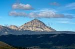 Scenic View Of Glacier National Park Stock Photo