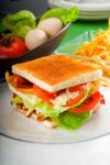 Club Sandwich Stock Photo