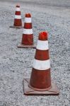 Old Traffic Cone Stock Photo