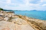 Rocks Coastline And Sea At Koh Samui Stock Photo