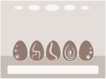 Easter Egg Background Illustration Stock Photo