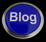 Blog Button Stock Photo