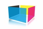 CMYK BOX Stock Photo