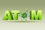 Atom Icon Stock Photo