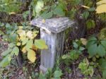 Cemetery Architecture, Monuments, Tombstones And Graves Stock Photo