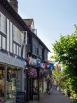 View Of The High Street In East Grinstead Stock Photo