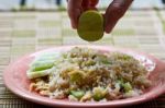 Fried Rice Palatability Stock Photo