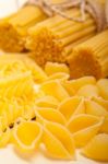 Bunch Of Italian Pasta Type Stock Photo